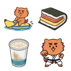 うちなーシーサー日常使い絵文字2夏
