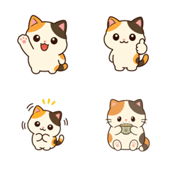 圓滾滾三花貓 Miko 表情貼