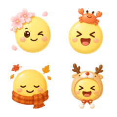 Puffy Kaomoji | Seasons