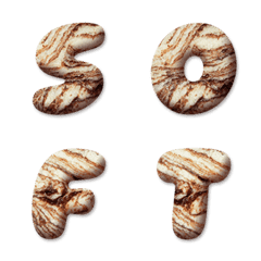 Chocolate Alphabet Bagel