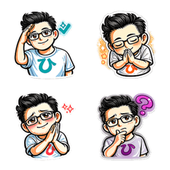 Hi Initial Glasses Guy Reactions