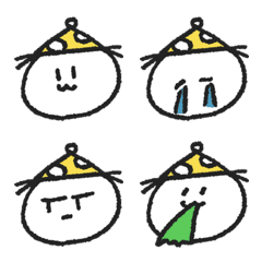 Cute Handdrawn triangle Emoji Everyday