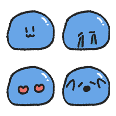 Cute Handdrawn Slime Emoji Everyday