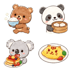 Yurui Animals Gourmet Emoji