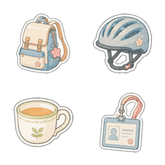 Kawaii Student Life Mini Icon Emoji