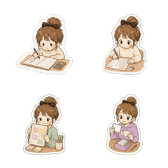 Exam Study Kawaii Emoji