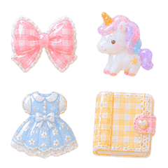 Cute Girly Daily Point Emoji