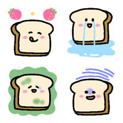 Cheerful White Bread Emoji2