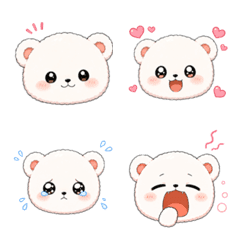 Everyday Animal Emojis -Polar Bear Vol.1