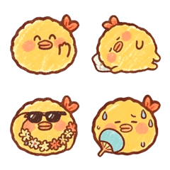 エビフライ日常絵文字vol.1