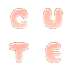 lite orange simple POP alphabet