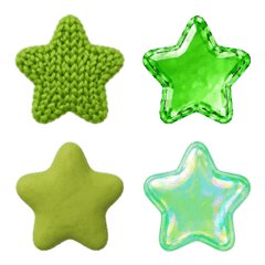 Colorful Stars in Different Materials 2