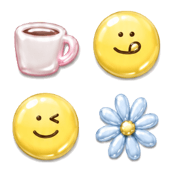 Easy-to-use, plump, glossy emojis