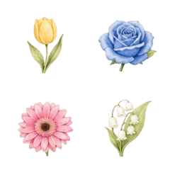 Elegant Flower Emojis