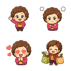 Cute Osaka Auntie Emoji