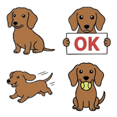 Adorable Dachshund Emojis