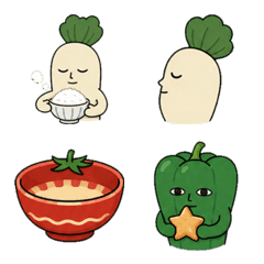 Yasai Santachi Gourmet Emoji