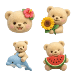 Cute fluffy emoji 24