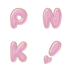 word EN 3d pink vivid color