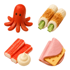 Clay Emojis * Ham & Sausages