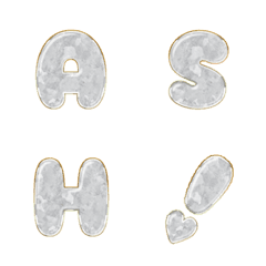 ASH stone marble full ENG words