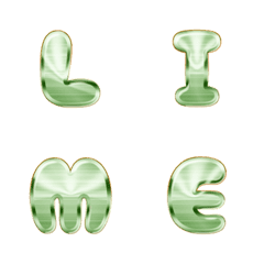 lime green chrome grd full ENG words