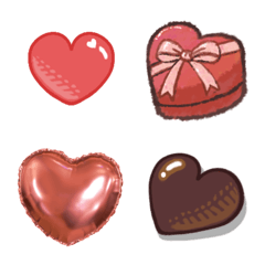 Various mini heart Emoji