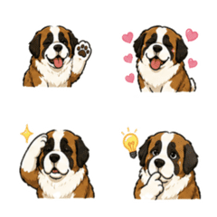 Saint Bernard Daily Emoji
