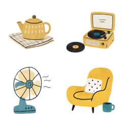 Cozy Nordic Lifestyle Emojis