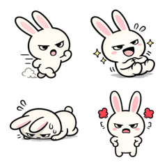Sassy rabbit emoji