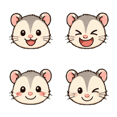Opossa Animated Face Emoji