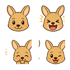 Kangaru Animated Face Emoji