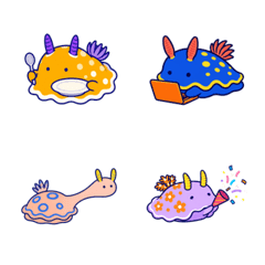 Stoic Colorful Sea Slugs