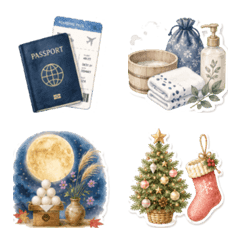 Cozy Autumn & Winter Outing Emoji