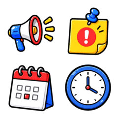 Colorful Work Icons for Every Day