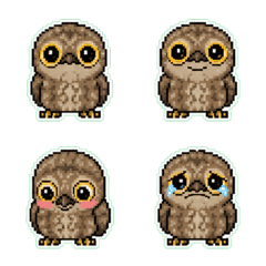 Potoo Pixel Art 1
