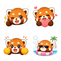Everyday Animal Emojis - Red Panda Vol.2