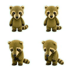 Mountain coati Plush 1