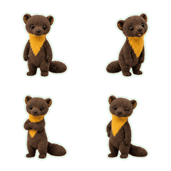 Nilgiri marten Plush 1
