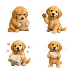 น่ารัก! ลูกสุนัขโกลเด้นรีทรีฟเวอร์