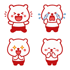 A Bear in Tights (Red)