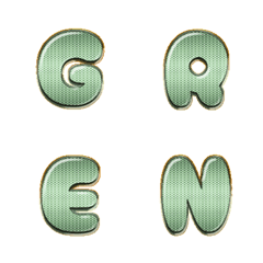 lime green braided metal full ENG words