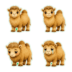 Bactrian camel Watercolor 1