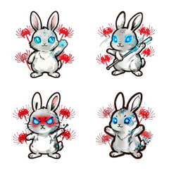 Cyber-Scroll: Neon Higanbana Rabbit