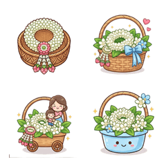 Mother's Day basket emoji
