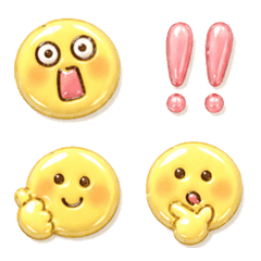 Soft and colorful smiley face emoji