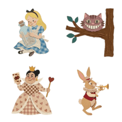 Alice in Wonderland (Paper Cutout)