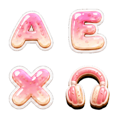 Daily Frosting Alphabet Emojis