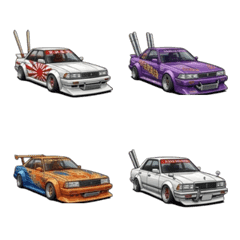 Bosozoku Yankee cars Emojis