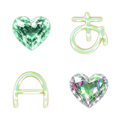 COLOR MULTI HEARTS 10